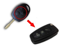 3 Buttons Flip New Type Pantograf Auto Remote (AfterMarket) (433 MHz) - 4