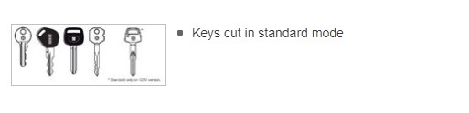 Keys to cut with Silca Speed