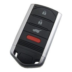Acura 3+1 button remote key with 313.8mhz FCC: M3N5WY8145 keyless - 