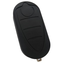 Alfa Romeo Mitto 3 Button Flip Remote Key (Mitto Delphi) (AfterMarket) (433 MHz, PCF7946) - 3