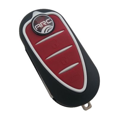 Alfa Romeo Mitto 3 Button Flip Remote Key (Mitto Delphi) (AfterMarket) (433 MHz, PCF7946) - 1