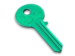 Aluminium Key Blank Green - 2