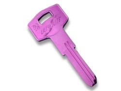 Aluminium Key Blank Purple - 2