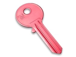 Aluminium Key Blank Red - 1