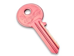 Aluminium Key Blank Red - 2