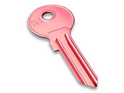 Aluminium Key Blank Red - 1