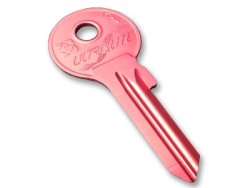 Aluminium Key Blank Red - 2