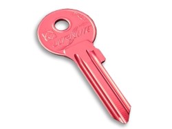 Aluminium Key Blank Red Residential Keys Silca