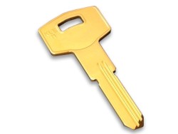 Aluminium Key Blank Yellow - 1