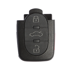Audi 3 Buttons Key Shell (For Big Battery) - Audi