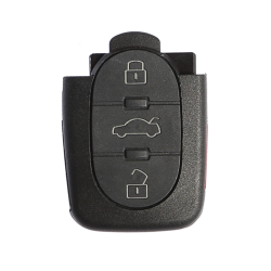 Audi 3 Buttons Key Shell (For Big Battery) - 1