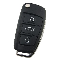 Audi A4 3 button remote key with 315mhz 8EO837220L 8EO837220T 8EO837220F 8EO837220G 8EO837220H 8EO837220R 8EO837220E - 