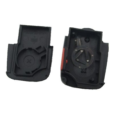 Audi Small battery 2+1 button remote key blank part with panic 1616 model - 3