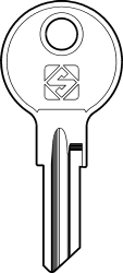 BA1 Key Blank - Silca
