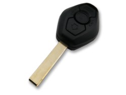 Bmw 3 Buttons Key Shell (2 Tracks) - Bmw