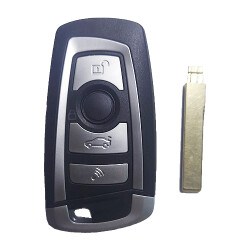 Bmw 4 button flip remote key blank with 2 track - Bmw