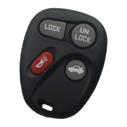 Buick 3+1 Button key blank with battery part - Buick