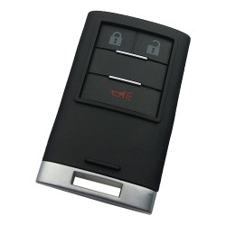 Cadillac 2+1 button remote key blank with blade - Cadillac