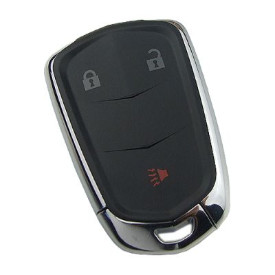 Cadillac Smart key shell with 3 buttons - 1