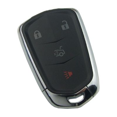 Cadillac Smart key shell with 3+1 buttons - 1