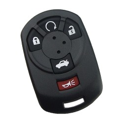 Cadillac - Cadillac Smart key shell with 4+1 buttons
