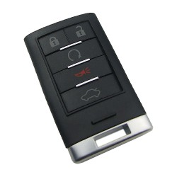 Cadillac Smart key shell with 5 buttons - 1