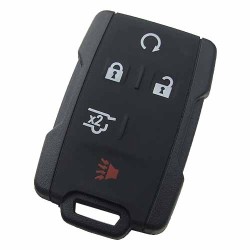 Chevrolet black 5 button remote key with 434mhz - 