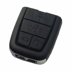 Chevrolet black 5 button remote key with 434mhz - 