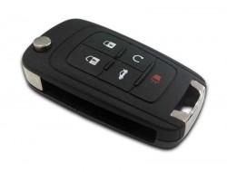 Chevrolet 5 Button Flip Remote Key (AfterMarket) (315 MHz, ID46) - 1