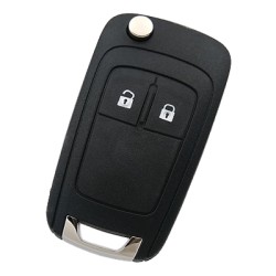 Chevrolet 2 Button Flip Remote Key (Original) (GM 13500218, 433 MHz, ID46) - Chevrolet