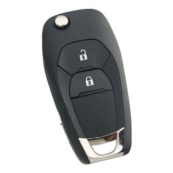 Chevrolet - Chevrolet HU100 Remote key shell with 2 buttons