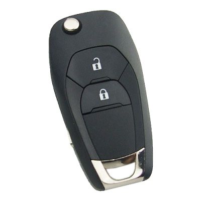 Chevrolet HU100 Remote key shell with 2 buttons - 1