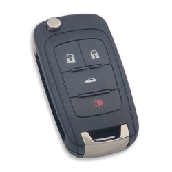 Chevrolet Remote Key 4 Buttons (Aftermarket) (433 MHz, ID46) - Chevrolet