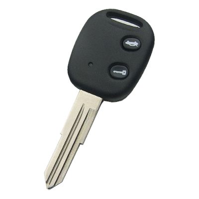 Chevrolet 2 button remote key blank with left blade - 1