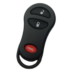 Chrysler 3 button remote key blank - Chrysler