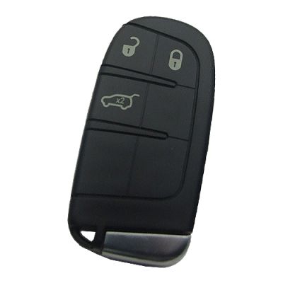 Chrysler 3 button remote key shell with blade - 1