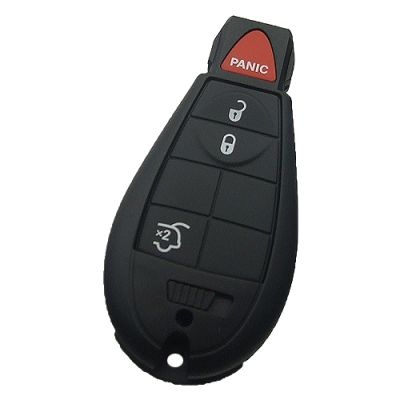 Chrysler 3+1 Buttons Key shell with panic button - 1