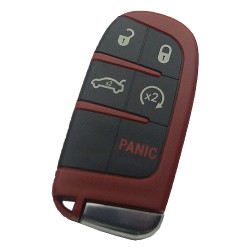 Chrysler 4+1 button remote key shell with blade - Chrysler