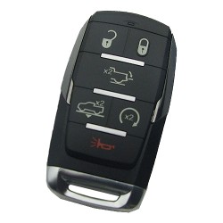 Chrysler 5+1 button key shell with key blade - Chrysler