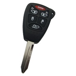 Chrysler 5+1 button remote key blank - Chrysler