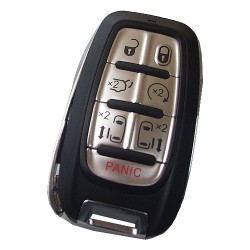 Chrysler 6+1 button key shell with key blade - Chrysler