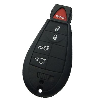 Chrysler Dodge Jeep 4+1 Buttons remote key shell - 1