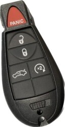 Chrysler Dodge Jeep 4+1 Buttons remote key shell - Chrysler