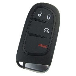 Chrysler Dodge Jeep Smart Remote Key Shell 3+1 Button Auto Start Type - Chrysler