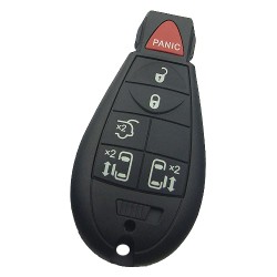 Chrysler Jeep Dodg Fobik Remote Key 5+1 Button with SUV Trunk 433M - Chrysler