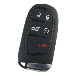 Chrysler Jeep Dodge Smart Key Shell 4+1 Buttons SUV Trunk Type - Chrysler