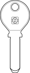 KE3 Key Blank - Silca