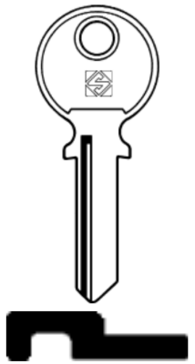 TL1 Key Blank - 1