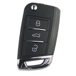 Face to Face Flip Remote Key 3 Buttons 315MHz VW MQB Type - Anıltools