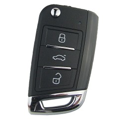 Face to Face Flip Remote Key 3 Buttons 433MHz VW MQB Type - Anıltools